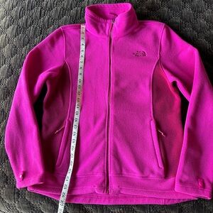 Women’s two-tone pink North Face Fleece jacket